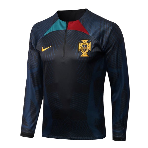 Sudadera De Training Portugal Top 2023 Azul